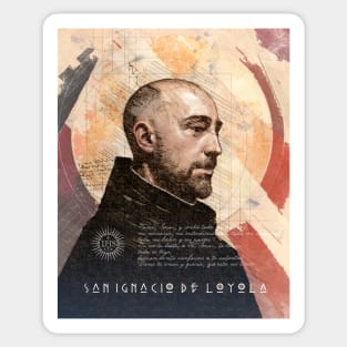 Portrait of Saint Ignatius of Loyola 2 Sticker